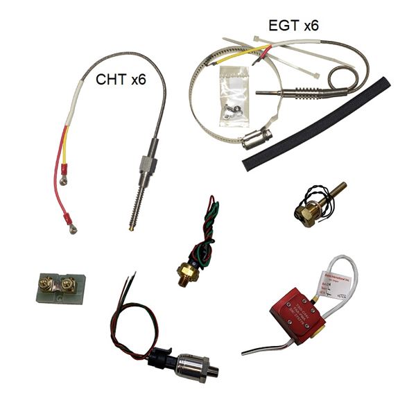 Garmin Sensor Kit G3X Experimental, 6 Cylinder Lyc/Cont