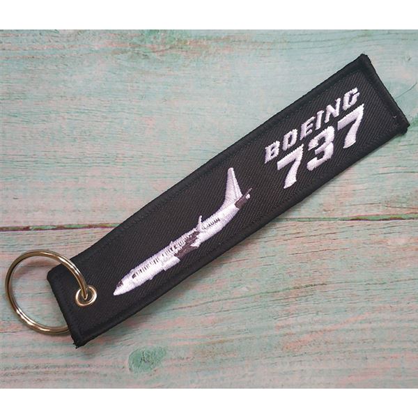 Keyring BOEING 737 plane black