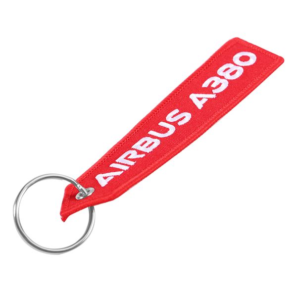 Key Ring AIRBUS A380 red
