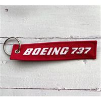 Keyring BOEING 737 red