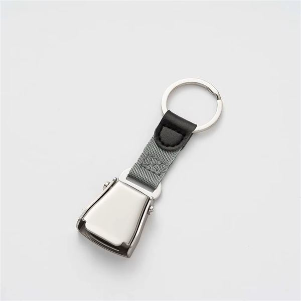Keyring Buckle Belt grey