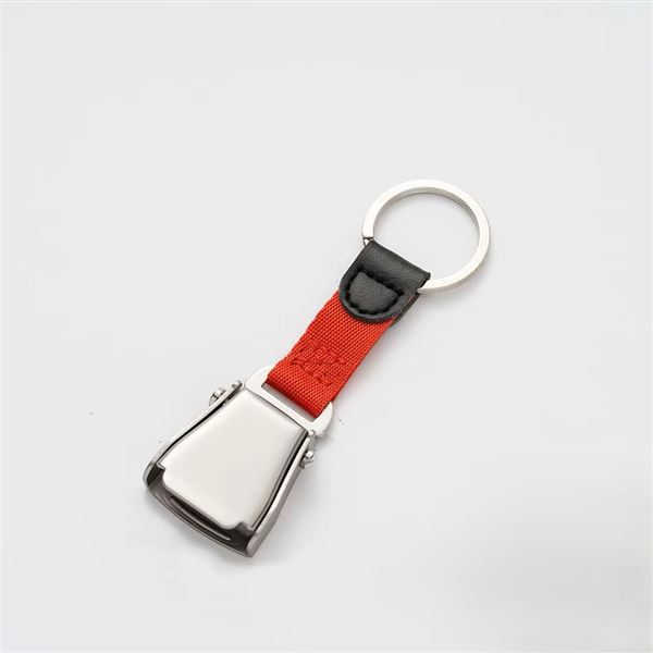 Keyring Buckle Belt red