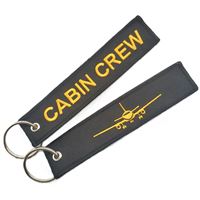 Keyring CABIN CREW with plane black
