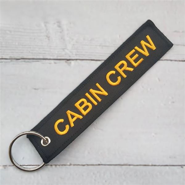 Keyring CABIN CREW with plane black