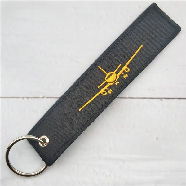 Keyring CABIN CREW with plane black