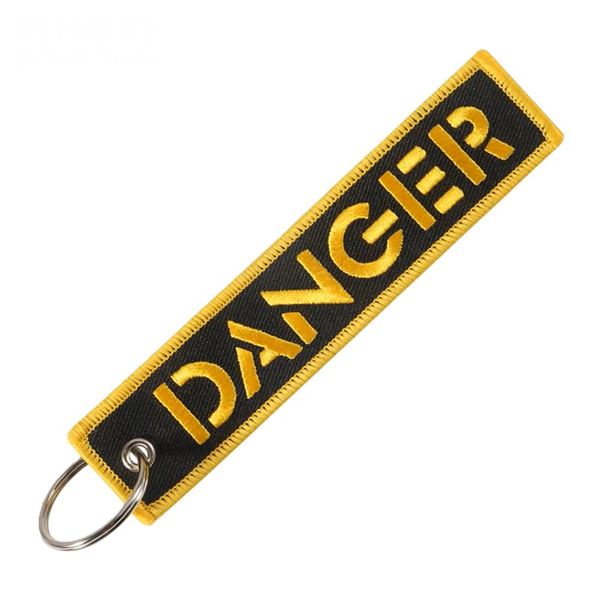 Klíčenka DANGER černá