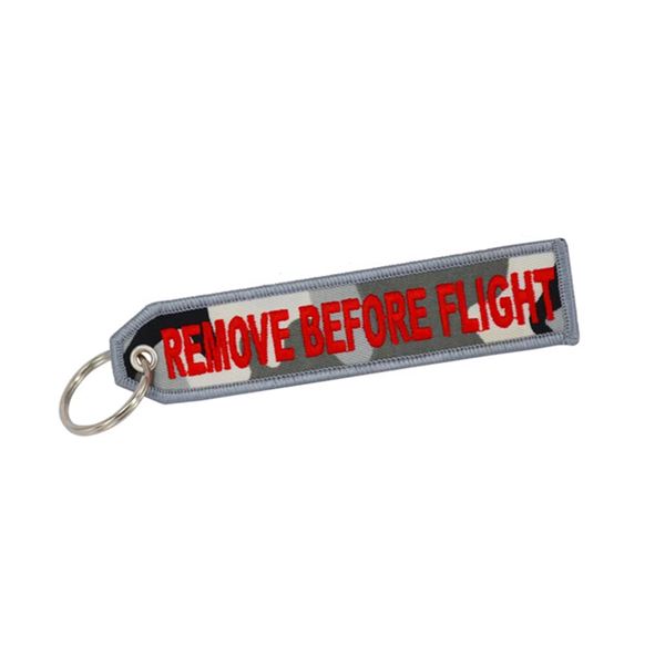 Klíčenka REMOVE BEFORE FLIGHT army