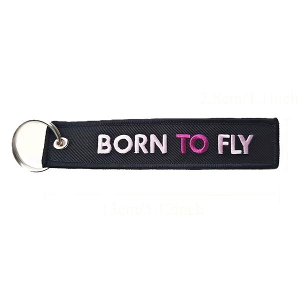 Klíčenka Letuška / BORN TO FLY růžová