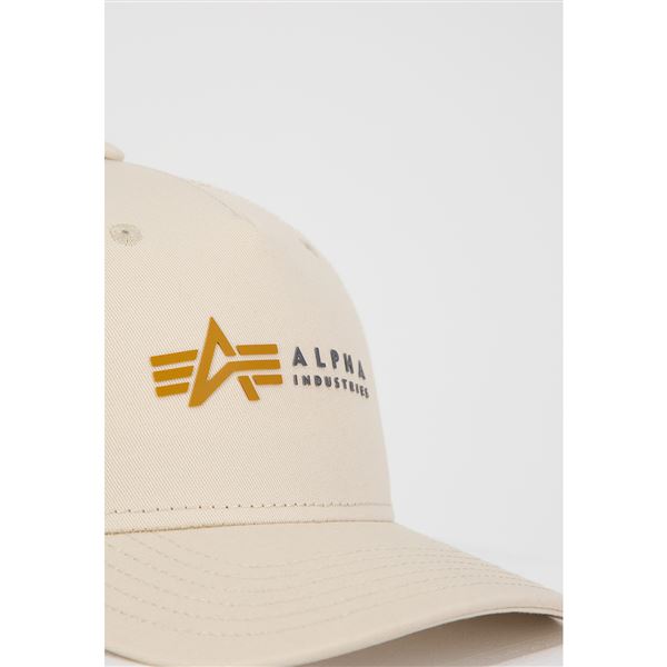 Alpha Industries Label Trucker Cap jet stream white