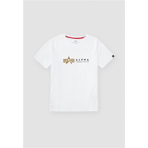 Alpha Industries Dětské tričko Label bílé, vel 12