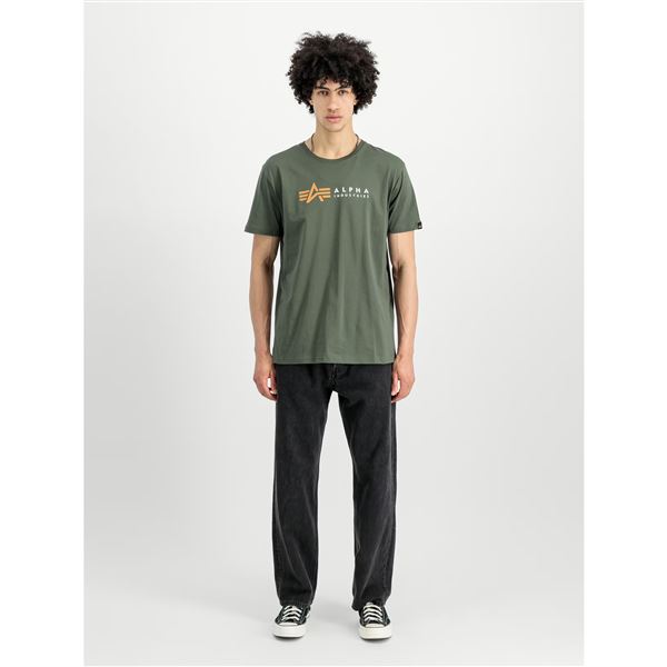 Alpha Industries Tričko Label olive, XL