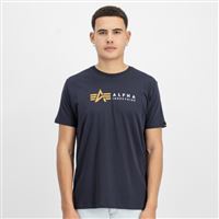 Alpha Industries Tričko Label modré, L