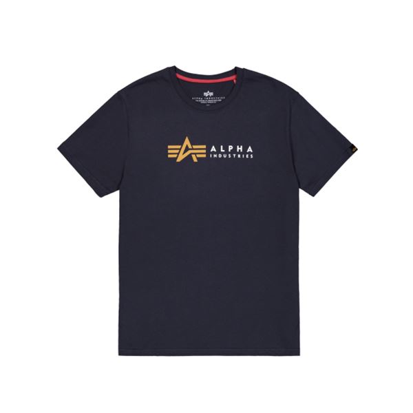 Alpha Industries Tričko Label modré, L
