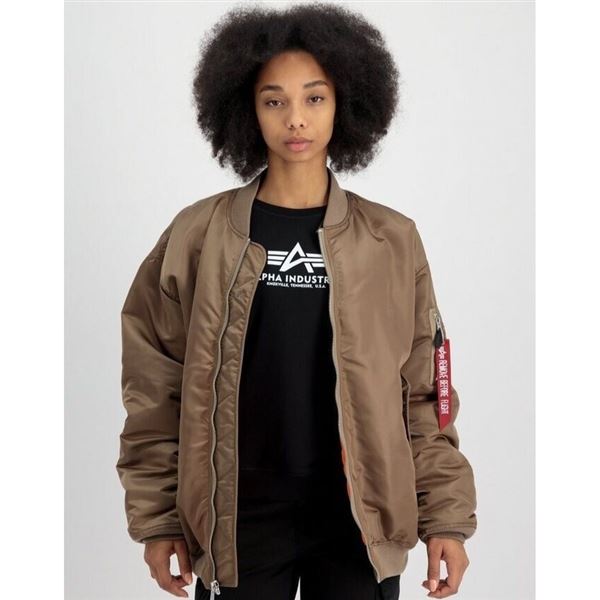 Alpha Industries Women Jacket MA-1 Core taupe, M/L
