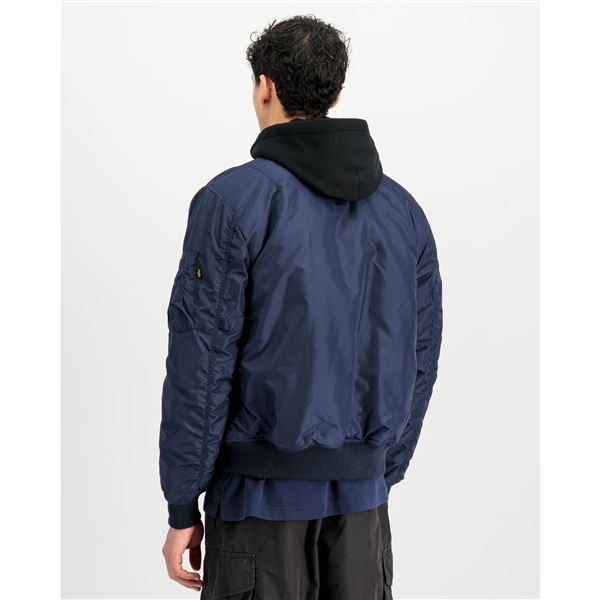 Alpha Industries Jacket MA-1 TT Hood navy, M