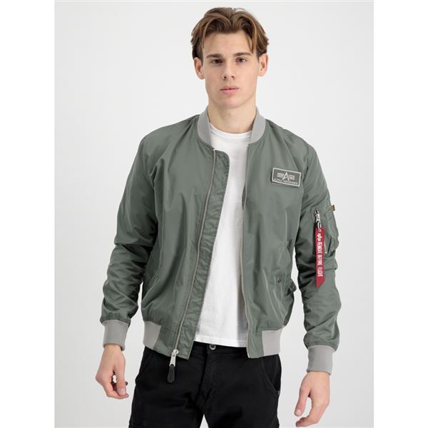 Alpha Industries Bunda MA-1 TTC zelenošedá, L