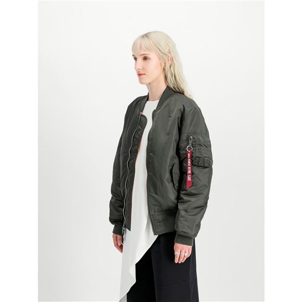 Alpha Industries Bunda MA-1 HERITAGE šedá, M