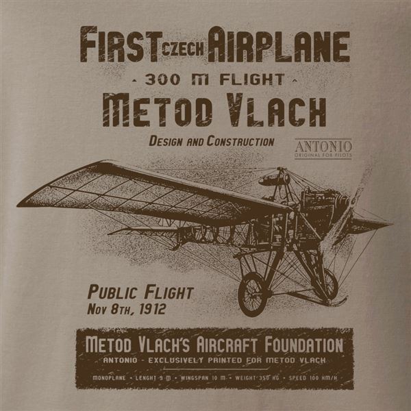 ANTONIO T-Shirt of Czech airmen METOD VLACH, M