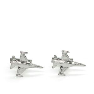 Manžetové knoflíčky F16 Falcon, stříbrné