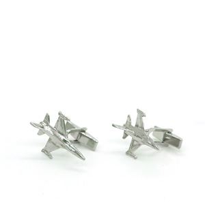 Manžetové knoflíčky F16 Falcon, stříbrné