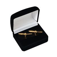 Propeller Cufflinks, gold