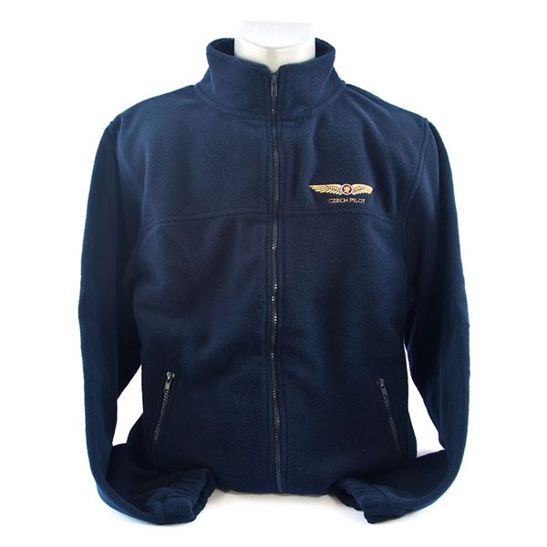 Sweatshirt jacket “CZECH PILOT” fleece, S