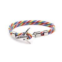 Airplane Bracelet rainbow/silver, 21 cm