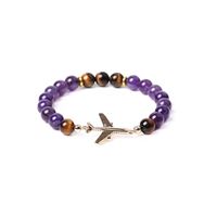 Mineral Bracelet Airplane, violet