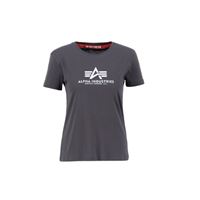 Alpha Industries Women T-shirt New Basic grey, M