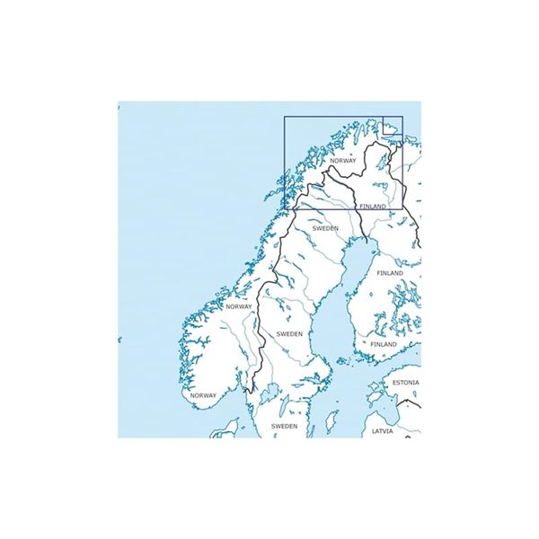 Norsko Sever VFR mapa 2024