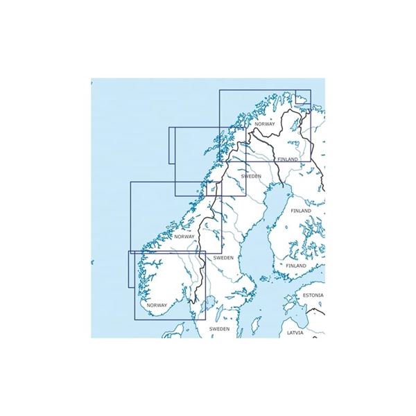 Norsko Sever VFR mapa 2024