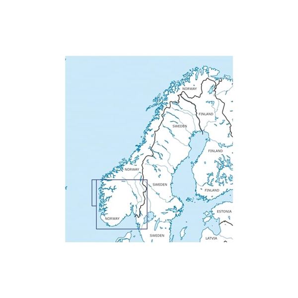 Norsko Jih VFR mapa 2024