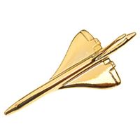 Concorde Pin Badge, gold