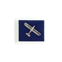 Piper Cub Pin Badge, silver