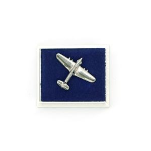 Hurricane Hawker Pin Badge, silver