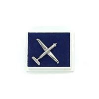 Pilatus PC-12 Pin Badge, silver