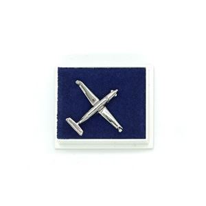 Pilatus PC-12 Pin Badge, silver