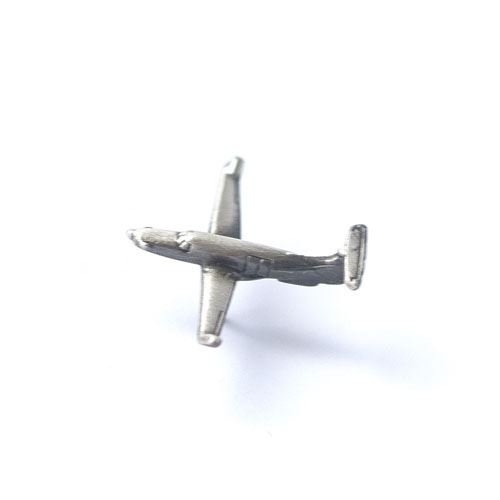 Pilatus PC-12 Pin Badge, silver