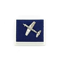 Pilatus PC-21 Pin Badge, silver