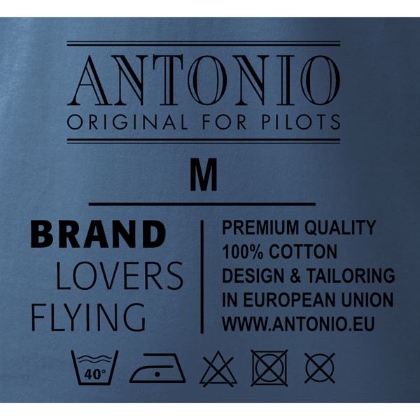ANTONIO T-Shirt PARAGLIDING, blue, M