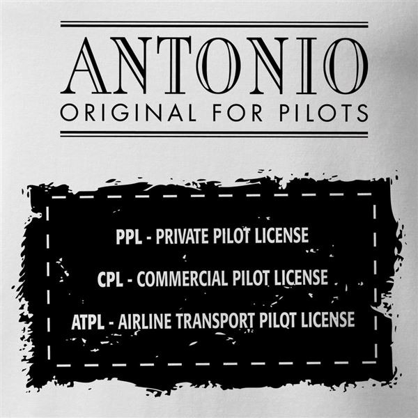 ANTONIO T-Shirt PILOT, white, M