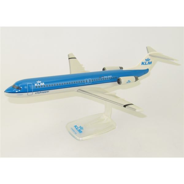 Model Fokker F100 KLM cityhopper 1:100