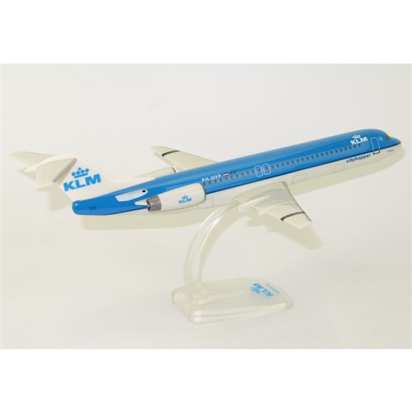 Model Fokker F100 KLM cityhopper 1:100