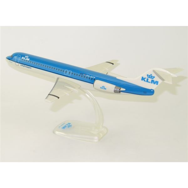 Model Fokker F100 KLM cityhopper 1:100