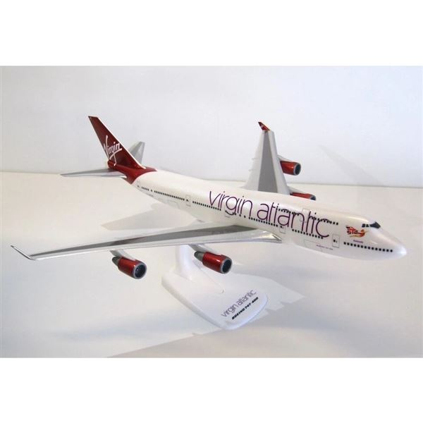Model B747 Virgin Atlantic Airways 2010 Barbarella 1:250