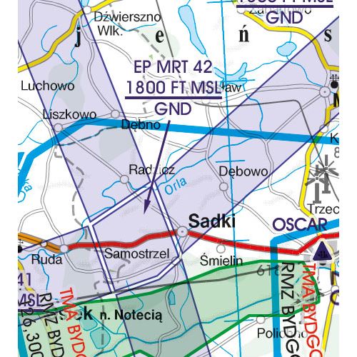Poland North VFR Chart 2024
