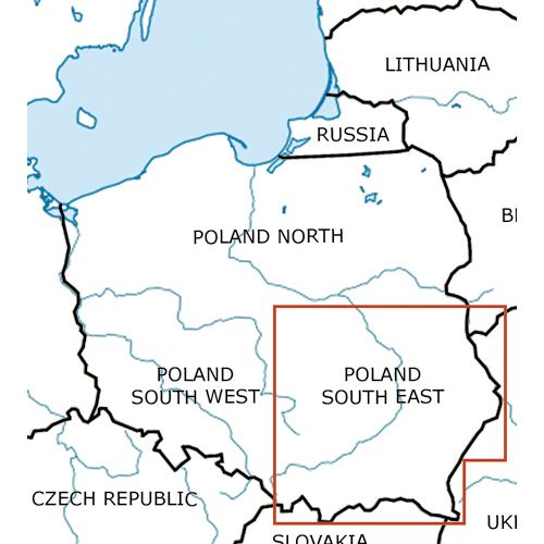Poland South East VFR Chart 2024