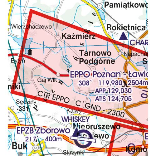 Poland South East VFR Chart 2024