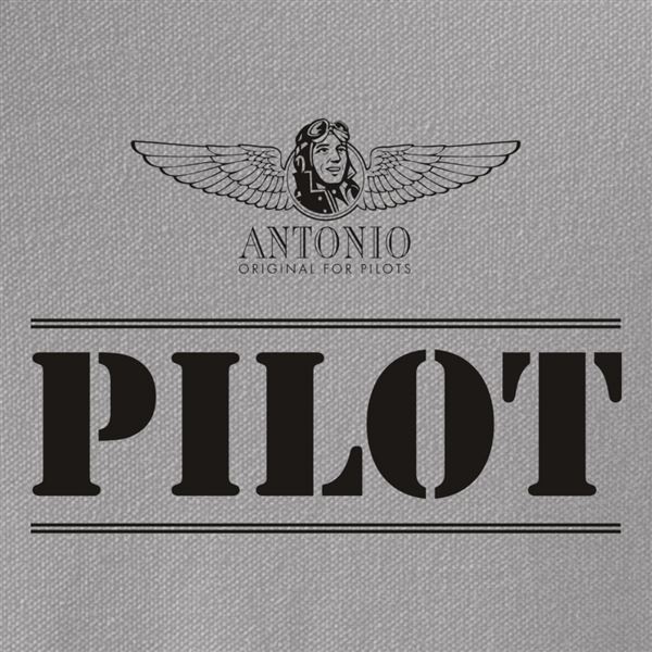 ANTONIO Poloshirt PILOT, grey, XL