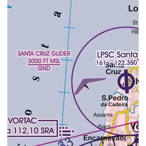 Portugal VFR ICAO Chart 2024
